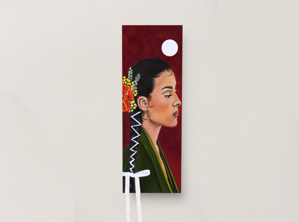 Mujer En Verde Bookmark