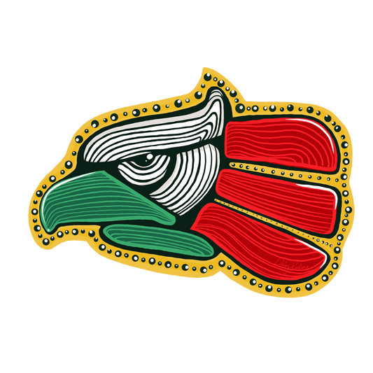 Mex Eagle Sticker
